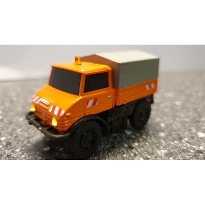 Carson RC auto MB Unimog U406 1:87 oranžová