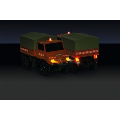 Carson RC auto MB Unimog U406 1:87 oranžová