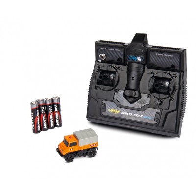 Carson RC auto MB Unimog U406 1:87 oranžová