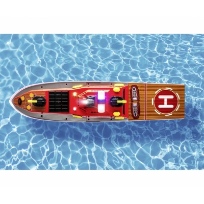 Carson RC hasičský člun RTR set s vodním dělem a LED osvětlením, délka 56cm