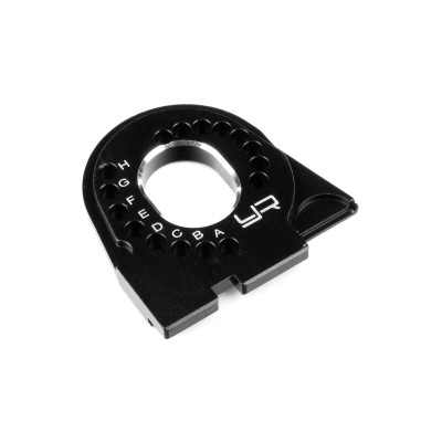 Hliníková deska motoru černá pro Traxxas TRX-4 a TRX-6