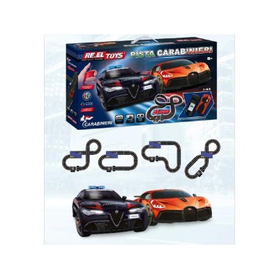RE.EL Toys autodráha pista Alfa Romeo Carabinier - Bugatti Divo 1:43