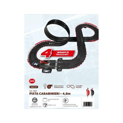 RE.EL Toys autodráha pista Alfa Romeo Carabinier - Bugatti Divo 1:43