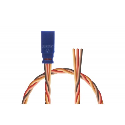 Servokabel (protikus), JR 0,50qmm kroucený silikonkabel 300mm, 1 ks.