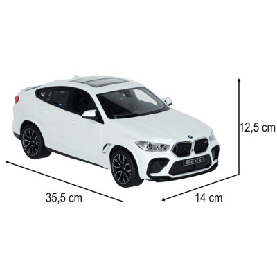 Rastar RC auto BMW X6 M 1:14 bílá