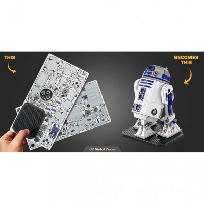 Metal Earth Luxusní ocelová stavebnice Star Wars R2-D2