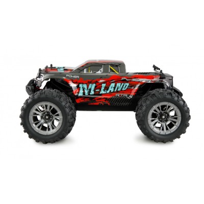 Amewi RC auto M-Land MonsterTruck 4WD 1:16 RTR, červený