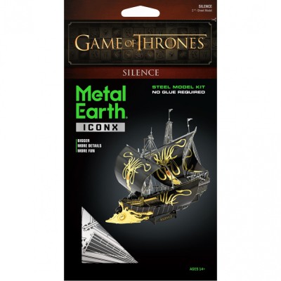 Metal Earth Luxusní ocelová stavebnice Hra o trůny Loď Silence