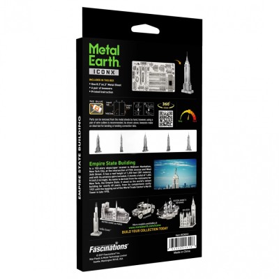 Metal Earth Luxusní ocelová stavebnice Prémiová série Empire State Building