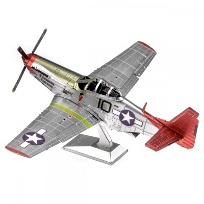 Metal Earth Luxusní ocelová stavebnice Prémiová série P-51D Mustang