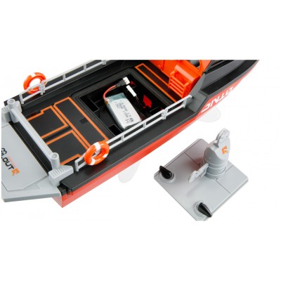 Amewi RC bezkomutátorový záchranný člun Snig 32 cm RTR černočervený