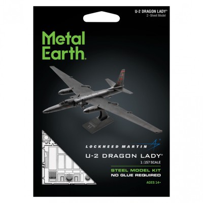 Metal Earth Luxusní ocelová stavebnice Lockheed U-2 Dragon Lady