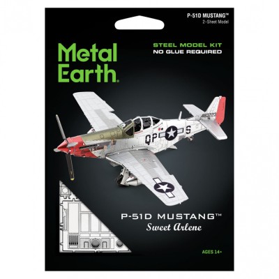 Metal Earth Luxusní ocelová stavebnice P-51D Mustag Sweet Arlene