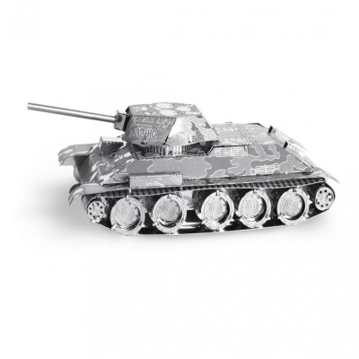 Metal Earth Luxusní ocelová stavebnice T-34 Tank