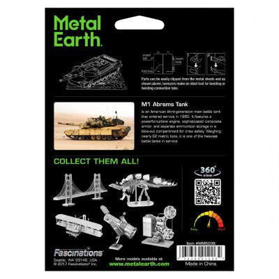 Metal Earth Luxusní ocelová stavebnice M1 Abrams Tank