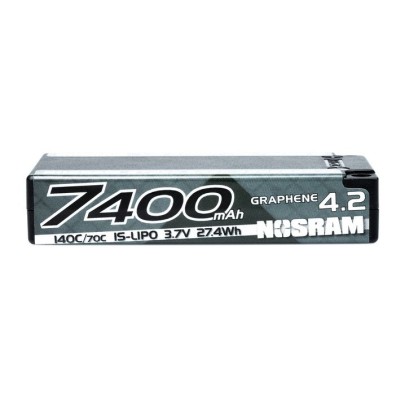 NOSRAM 1/12 Hyper LCG StockSpec GRAPHENE-4.2 7400mAh Hardcase akumulátor - 3.7V - 140C/70C