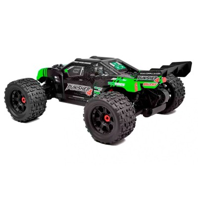 PUNISHER-4 - Monster Truck 4WD 3-4S - RTR - zelená