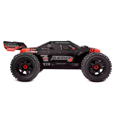 PUNISHER-4 - Monster Truck 4WD 3-4S - RTR - červená