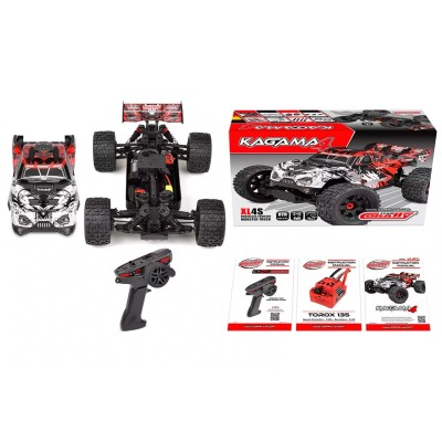 KAGAMA-4 - Monster Truck 4WD 3-4S - RTR - červená
