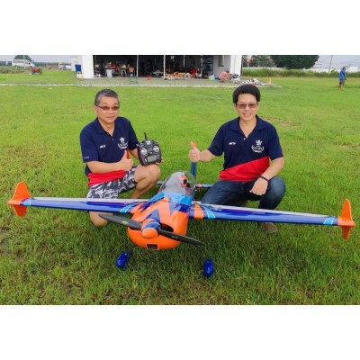 85" Extra 300 EXP - Modrá/Oranžová/Bílá 2,15m