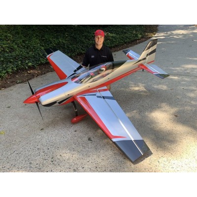 104" Extra NG - Červená/Stříbrná 2,64m