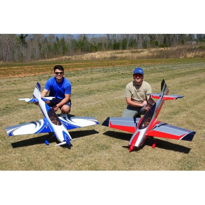 60" Extra NG - Modrá/Bílá/Stříbrná 1,52m