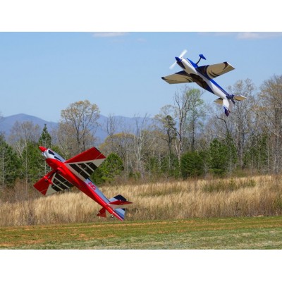 60" Extra NG - Červená/Stříbrná 1,52m