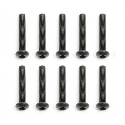 Šroub M3x18mm s imbusouvou čočkovou hlavou, 10ks.