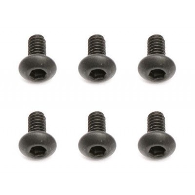 M2x0,4x4 Imbusový šroub s kulatou hlavou, 10 ks.