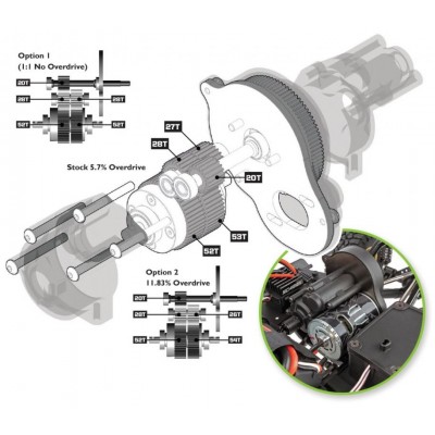 Element RC - Enduro Trailrunner RTR s karosereií (červená)