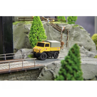 RC auto MB Unimog U406 RTR 1:87