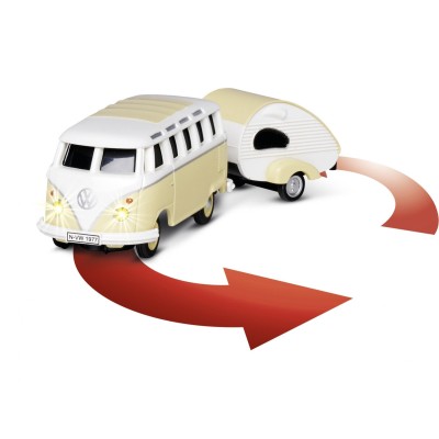 RC autobus VW T1 Samba 2,4 GHz RTR 1:87