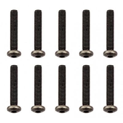 Šrouby, M2,5x14mm s půlkulatou imbusouvou hlavou