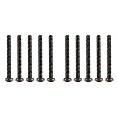 Šrouby, M2,5x25mm s půlkulatou imbusouvou hlavou