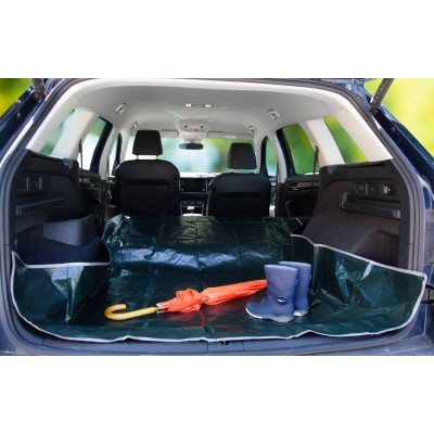 Plachta 1,4x 2m 130g tkaná olemovaná do kufru zelená