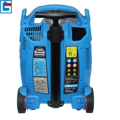 Kompresor 220V GÜDE 5l 10bar Airpower 1,1kW 148l/min bezolej