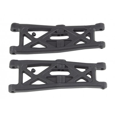 RC10T6.2 FT přední spodní ramena, uhlíková verze, gull wing, 2 ks.