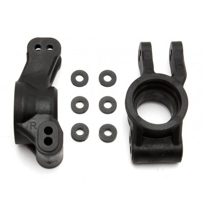 RC8B3 zadní plastové náboje kol, 1 pár