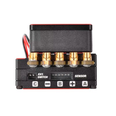 CMM-10 Racing Controller - 2-3S - 220A - senzorový regulátor - černý/červený