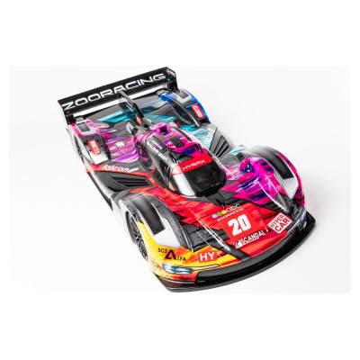 Karoserie čirá Hyrax 190mm Hyper Car - 0,7mm