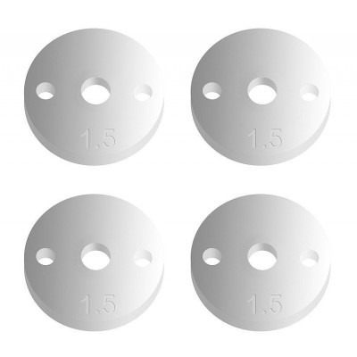 FT pístky tlumičů 12mm, V2, 2x1,5 mm, ploché