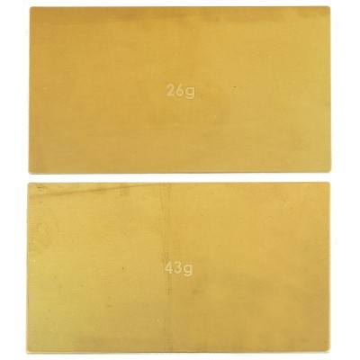 Šasi mosazné závaží, 2 ks., 26g a 43g