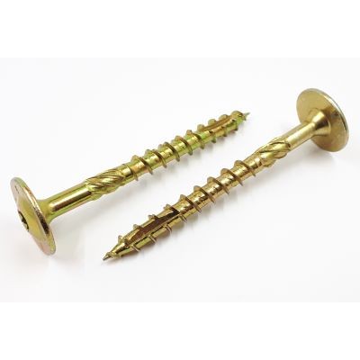 Vrut 5,0x100 Zn stavební talířová hlava, torx, žZn