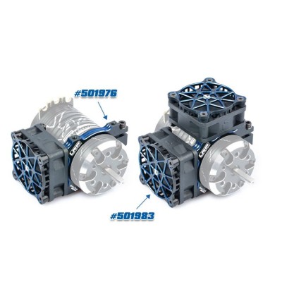 Hliníkový držák V2 pro 42mm motor - jeden nebo dva ventilátory 40mm