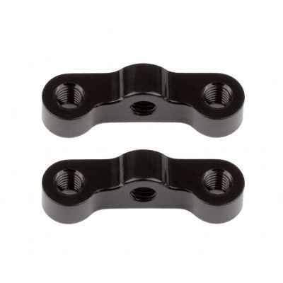 RC10B74 hliníkové držáky spojovaček zadního náboje