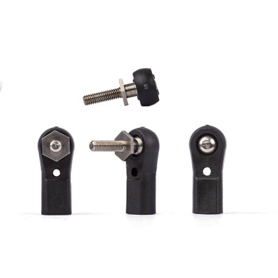 MAXI kloubek M3 s kulovým kloubem 6,0mm ,šestihranou základnou a čepem M3, 100 ks.