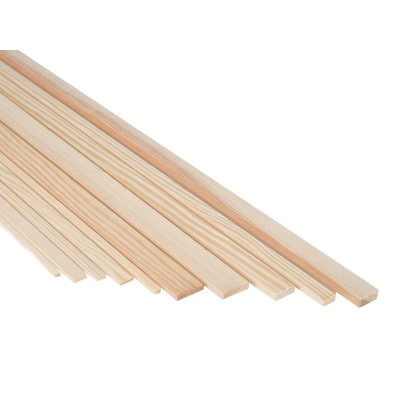 Trojúhelníková borovicová lišta 10x10x500mm