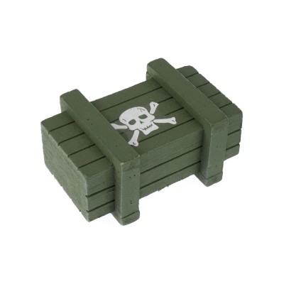 Dřevěná krabice zelená expedice 1/10