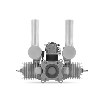 Motor GP 123 ccm V2 včetně tlumiče a příslušenství