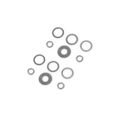 S10 Blast - Ocelové podložky diferenciálu, 2 sety